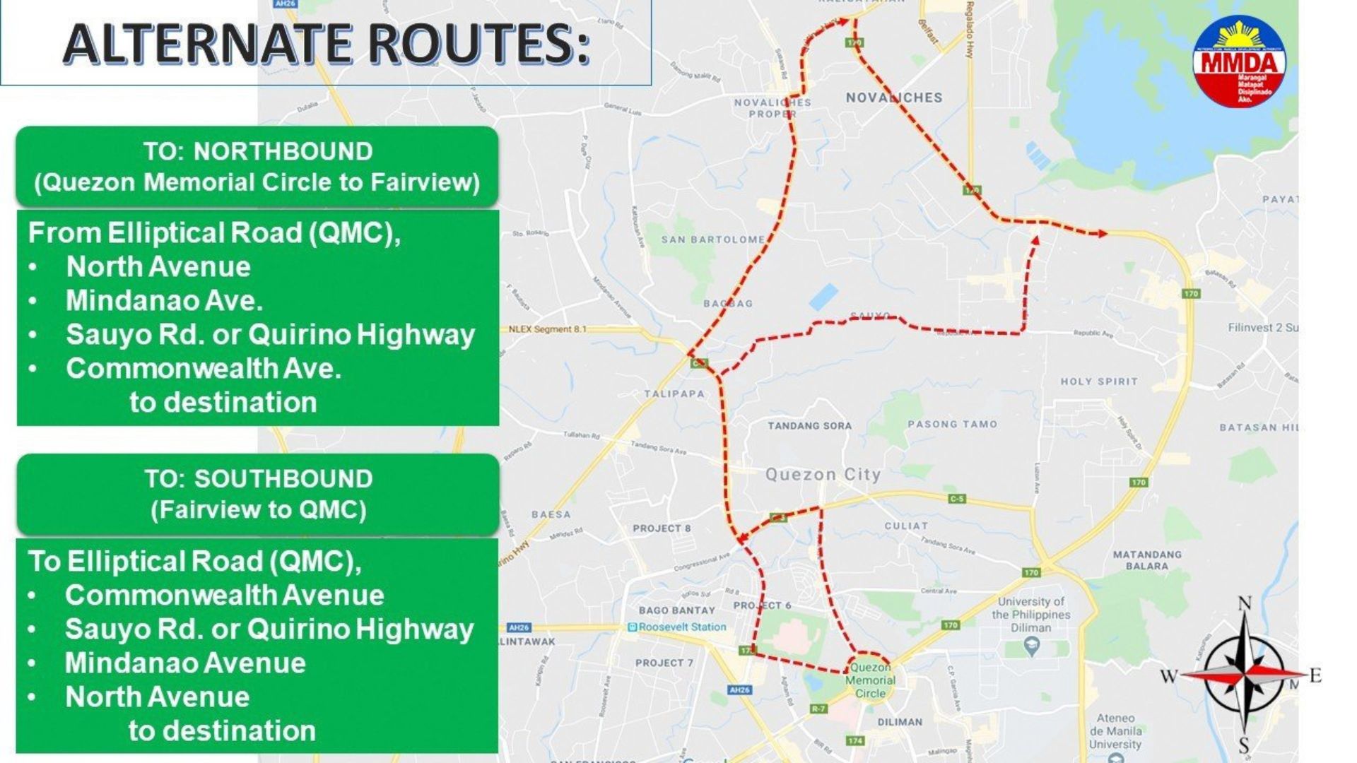 Traffic rerouting plan para sa SONA ni Pangulong Marcos inilabas na ng MMDA