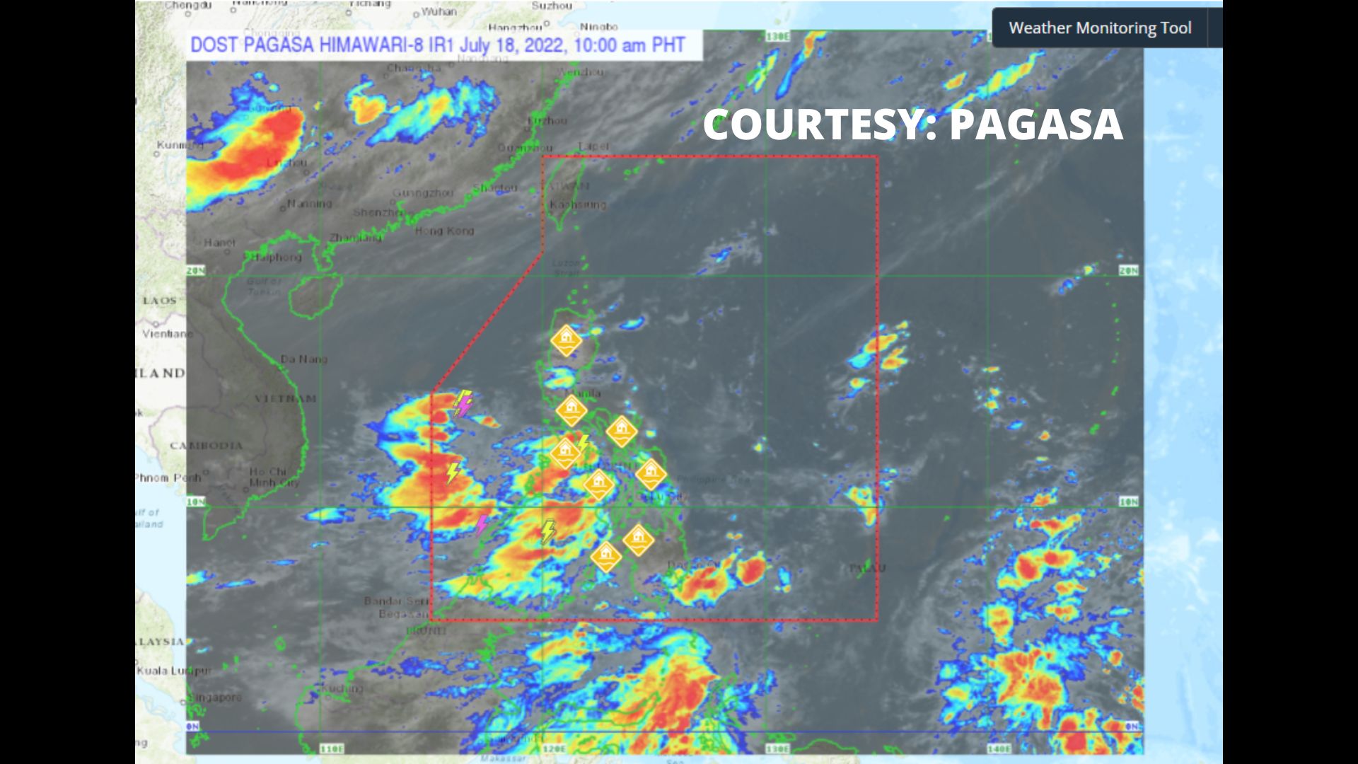 Halos buong bansa uulanin dahil sa Habagat