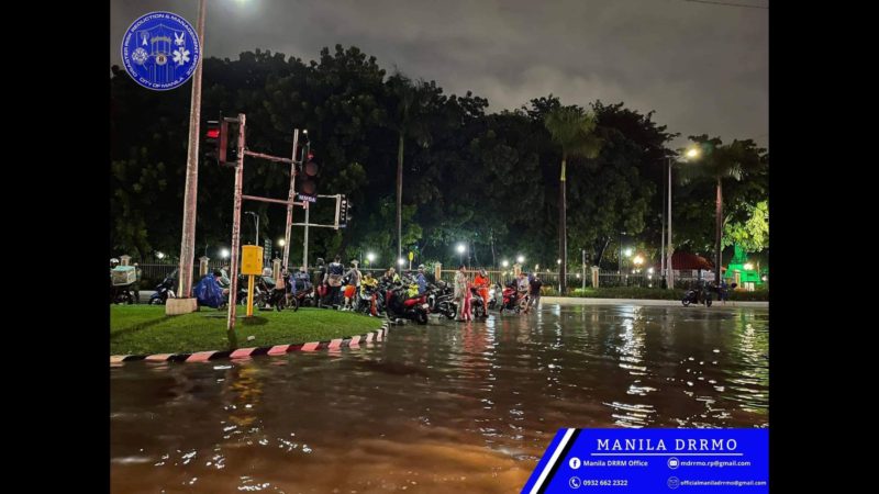 Ginagawang pumping station ang dahilan ng pagbaha sa ilang lansangan sa Maynila at hindi ang Dolomite beach ayon sa MMDA