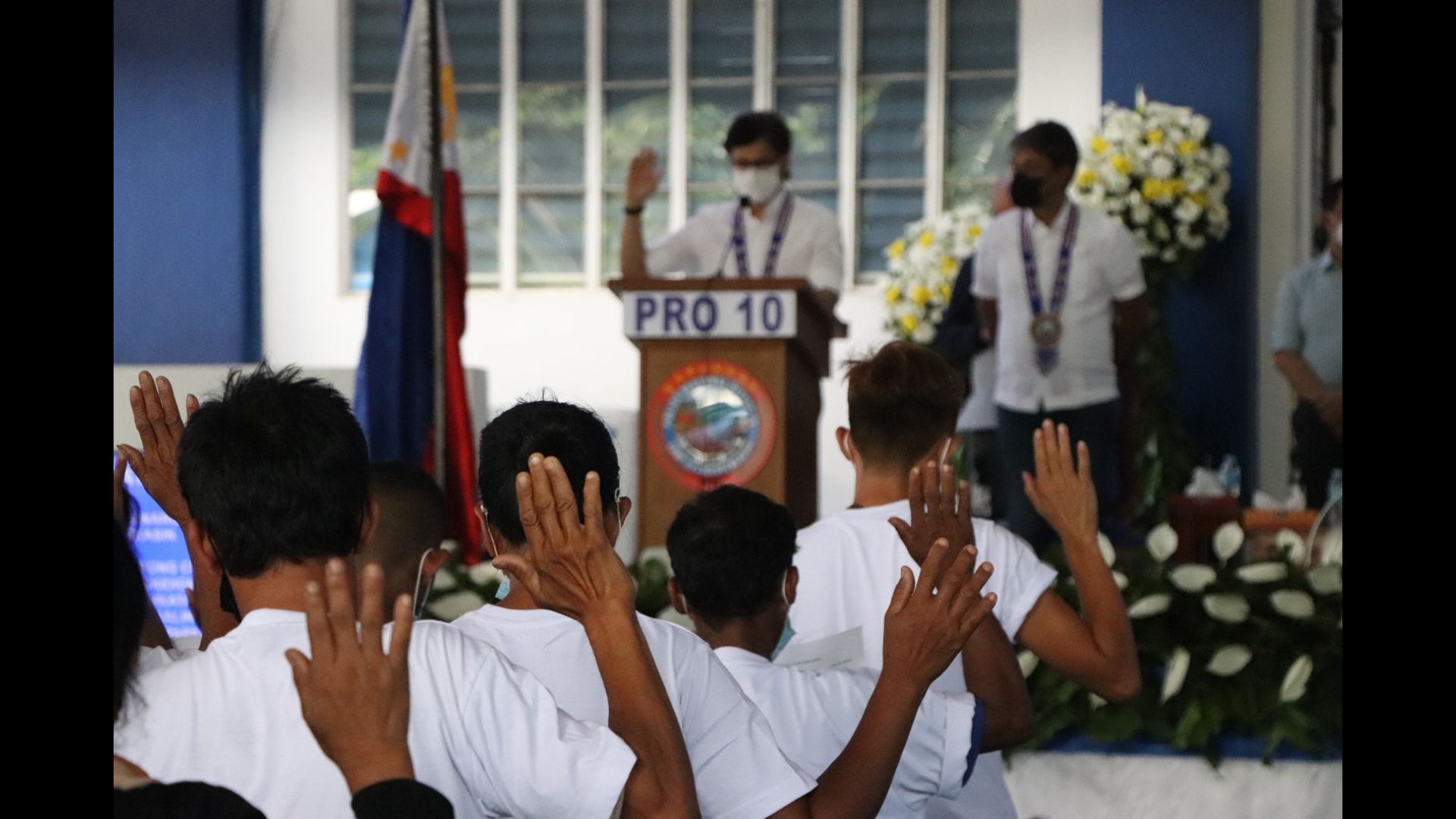 Mga sumukong rebelde sa CDO nanumpa ng Katapatan sa Republika ng Pilipinas