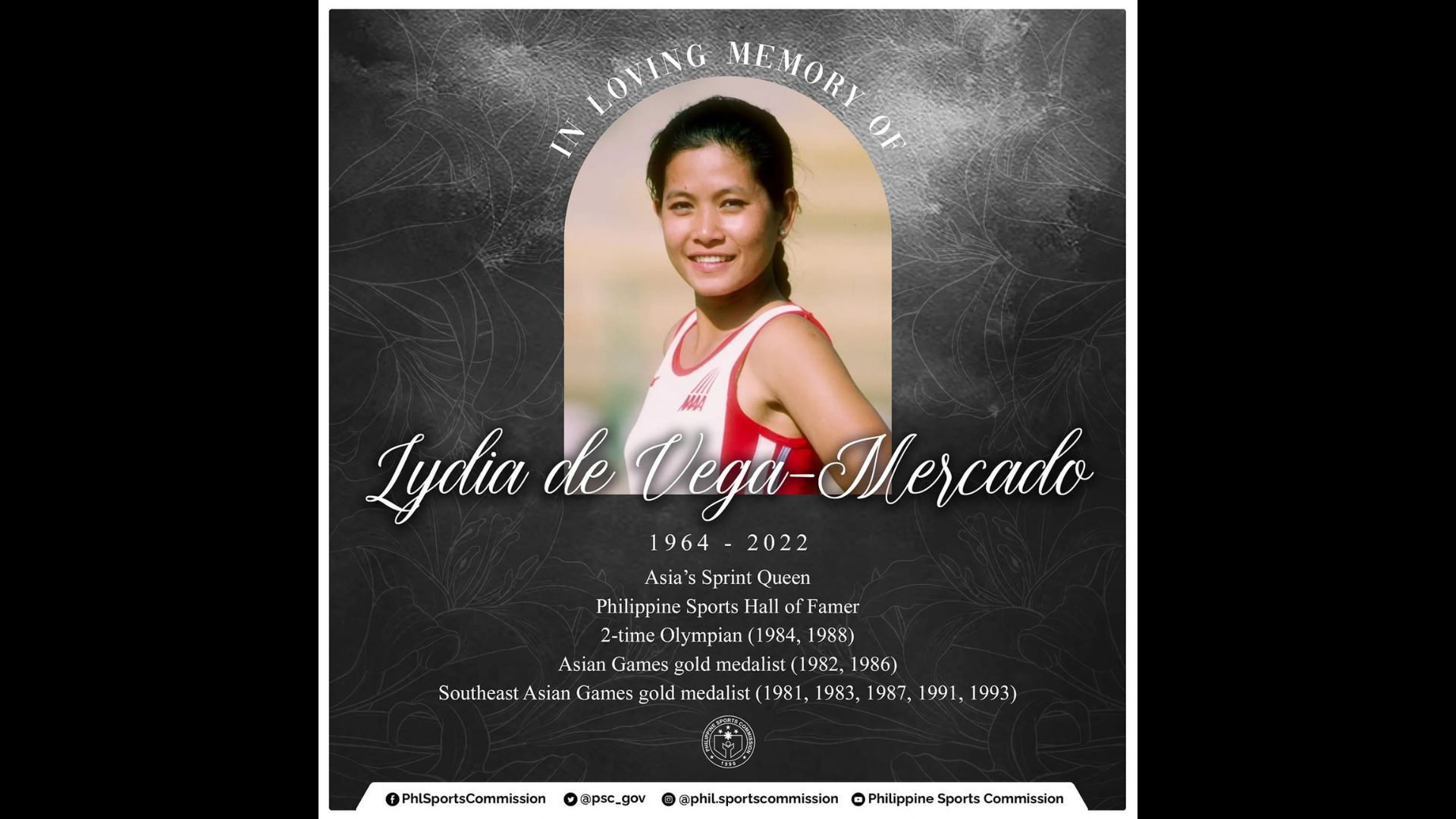 Pangulong Marcos nakiramay sa pagpanaw ni Lydia De Vega