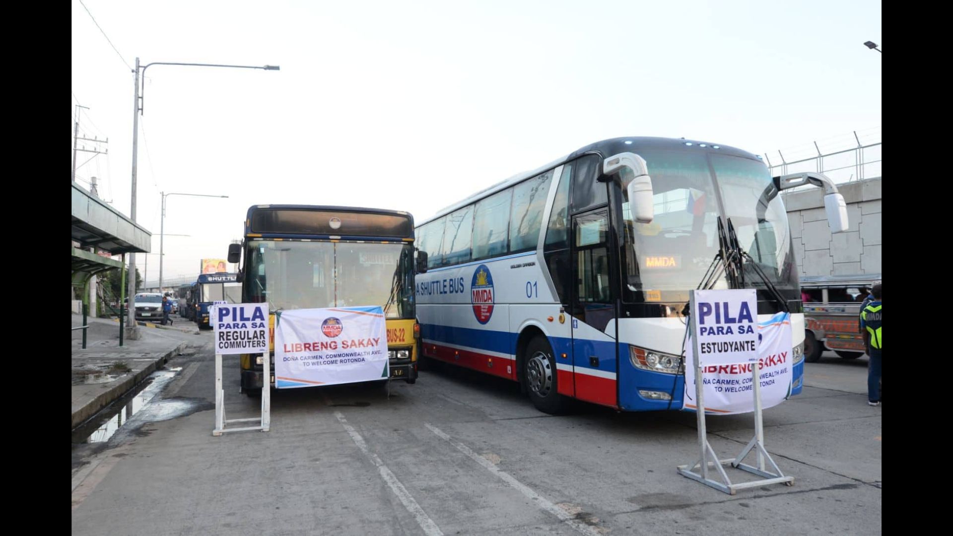 MMDA nagdeploy ng 9 sasakyan para sa Libreng Sakay sa Commonwealth