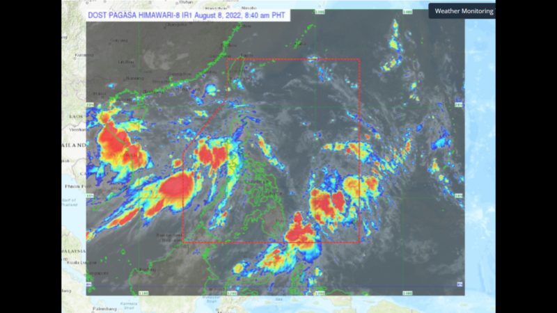 Malaking bahagi ng bansa uulanin dahil sa Habagat