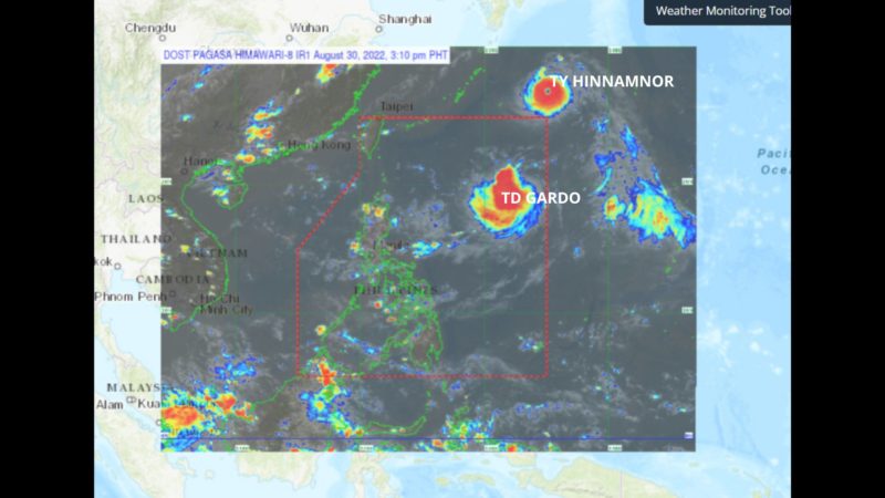 LPA sa loob ng bansa naging ganap na bagyo; Typhoon “Hinnamnor” papasok rin sa PAR bukas