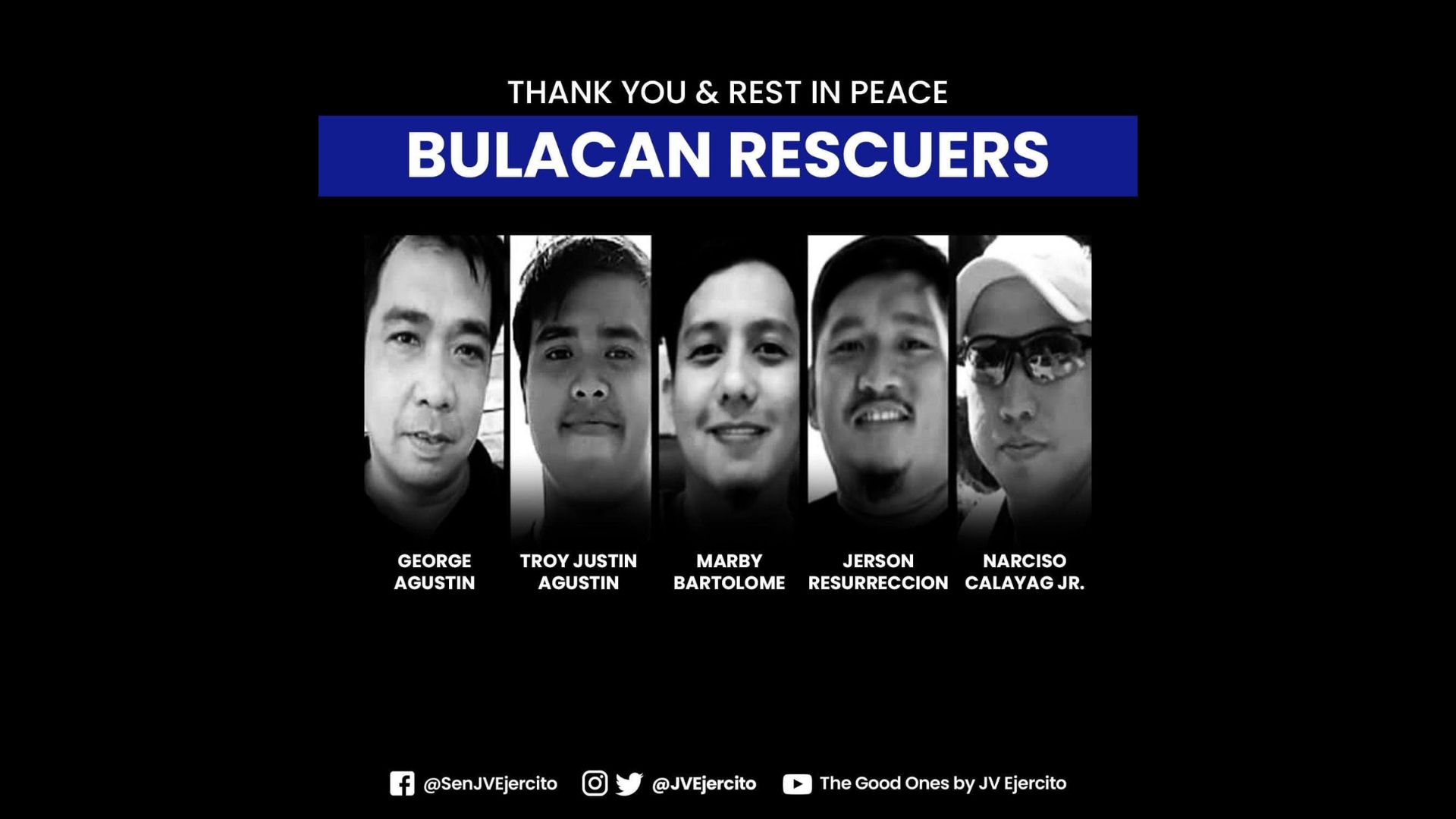 Pakikiramay sa pagpanaw ng limang rescuers sa Bulacan, dumagsa