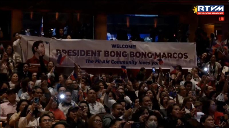 Pangulong Marcos pinasalamatan ang mga OFWs sa kaniyang pakikipagkita sa Filipino community sa New Jersey