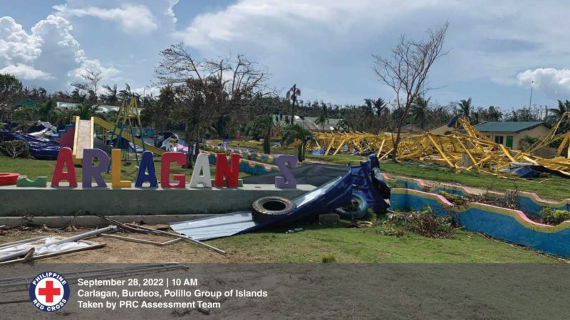 TINGNAN: Mga bahay, pananim winasak ng bagyong Karding sa Quezon