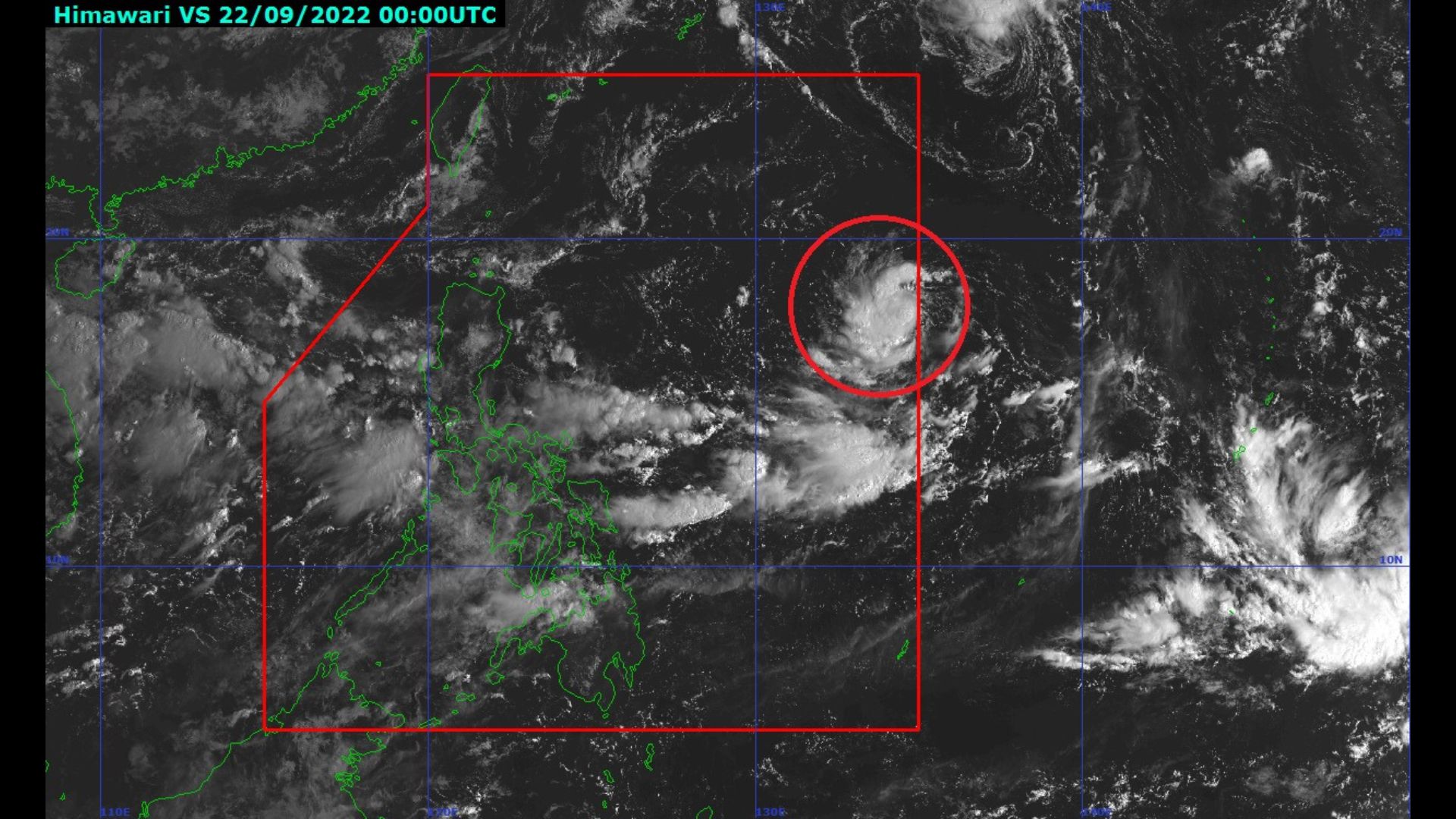 LPA sa silangan ng Central Luzon naging ganap nang bagyo; pinangalanang “Karding” ng PAGASA