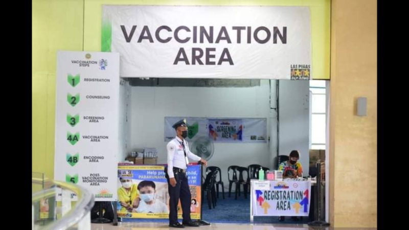 Vaccination drive sa Las Piñas nagpapatuloy