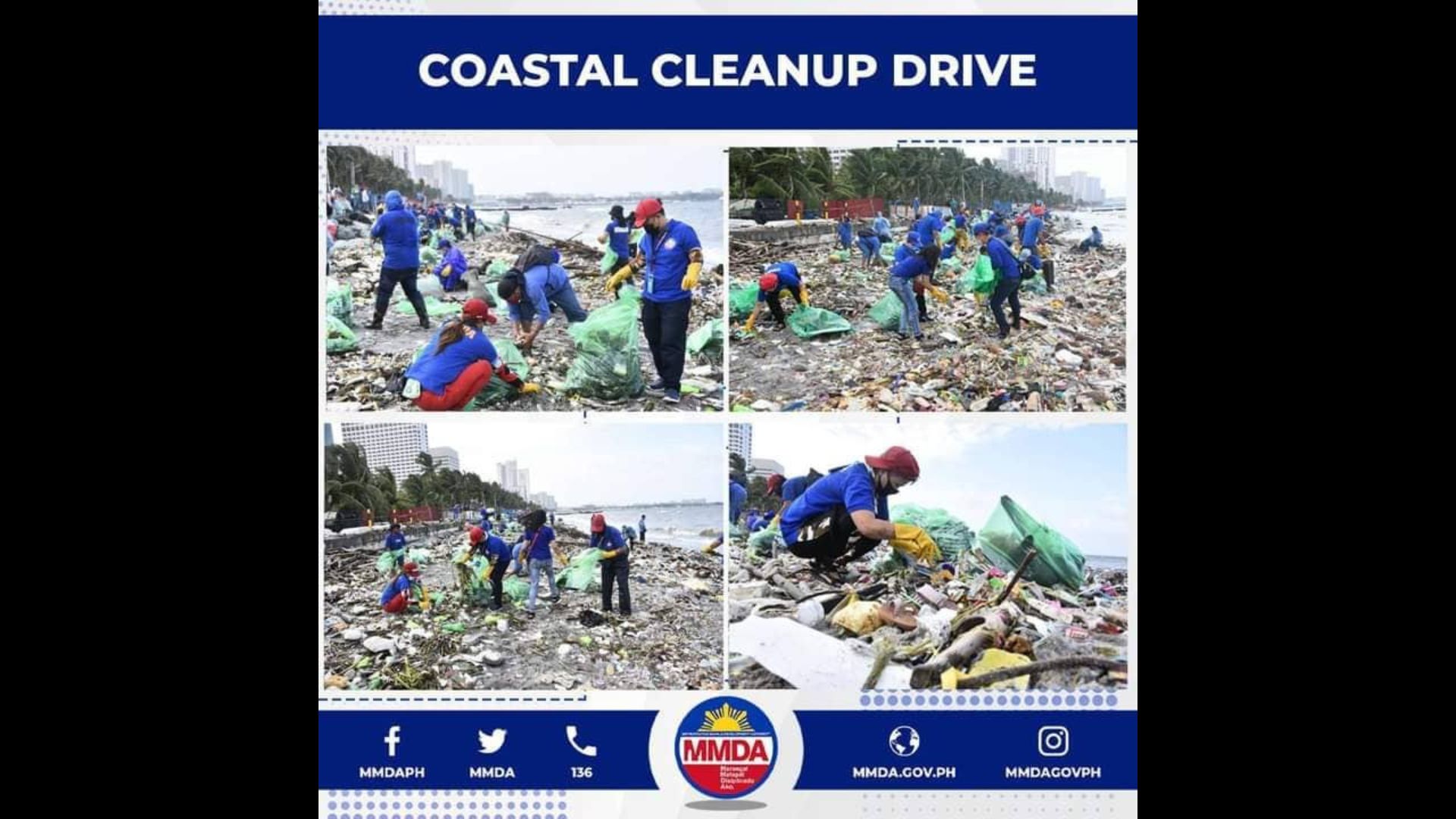 MMDA kaisa sa International Coastal Cleanup Day