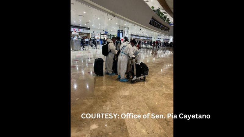 Pagpapasuot ng PPE set sa mga paalis na OFWs kinuwestyon ni Sen. Pia Cayetano