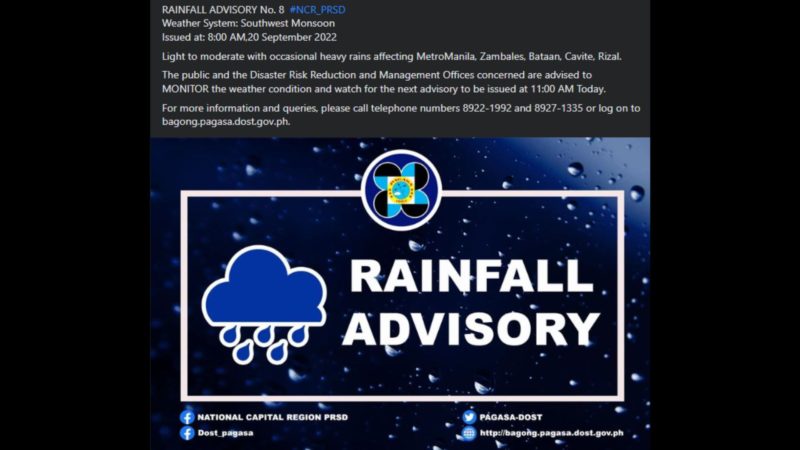 Metro Manila, mga kalapit na lalawigan patuloy na uulanin dahil sa Habagat