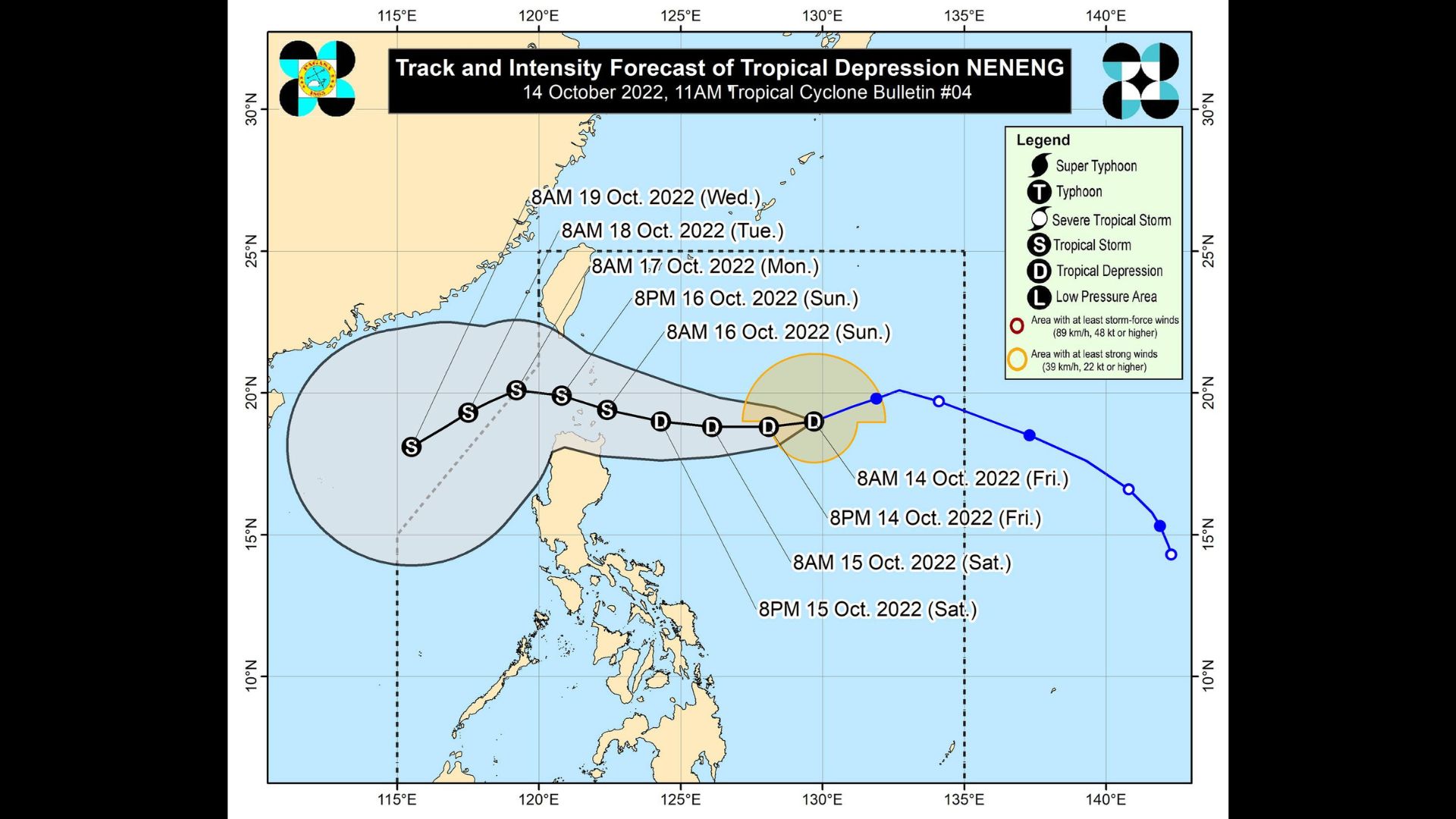 Bagyong Neneng bahagyang huminal; Signal No. 1 itataas sa eastern portion ng Northern Luzon