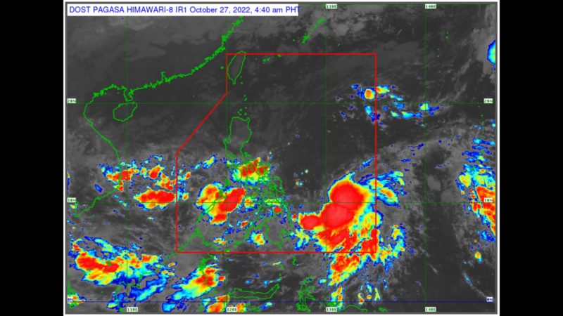 Bagyong Paeng bahagyang lumakas; signal number 1 nakataas sa dalawang lugar sa Visayas