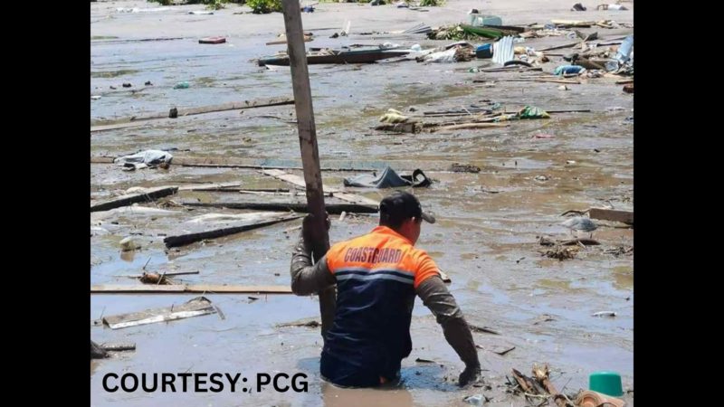 TINGNAN: Ground zero kung saan naganap ang landslide sa Datu Odin Sinsuat, Maguindanao tinungo ng Coast Guard