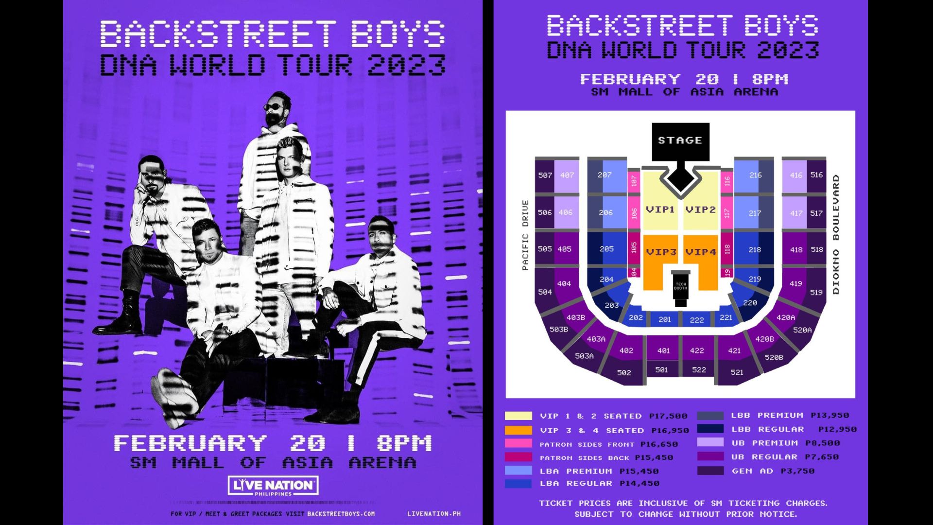 Presyo ng tickets para sa concert ng Backstreet Boys sa bansa inilabas na