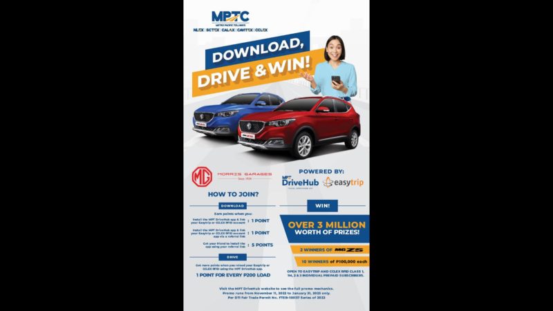 Download, Drive at Win Holiday Promo, inlunsad ng MPTC