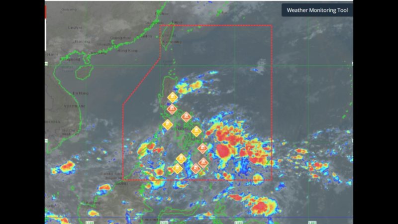 Trough ng LPA, ITCZ magpapaulan sa malaking bahgi ng bansa