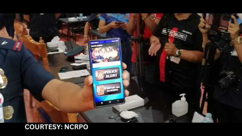 S.A.F.E. App Alert inilunsad ng NCRPO