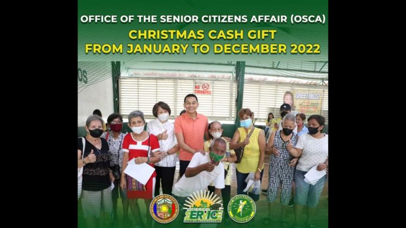 Christmas cash gift ng senior citizens sa Parañaque, ipamamahagi na