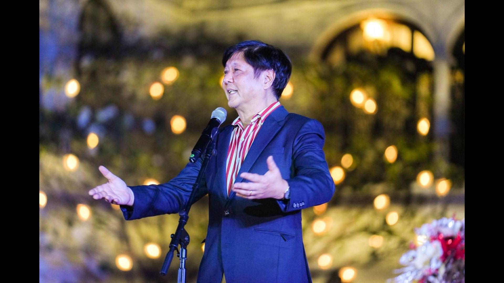 Pagpapailaw ng Christmas Tree sa Malakanyang pinangunahan ni Pangulong Marcos