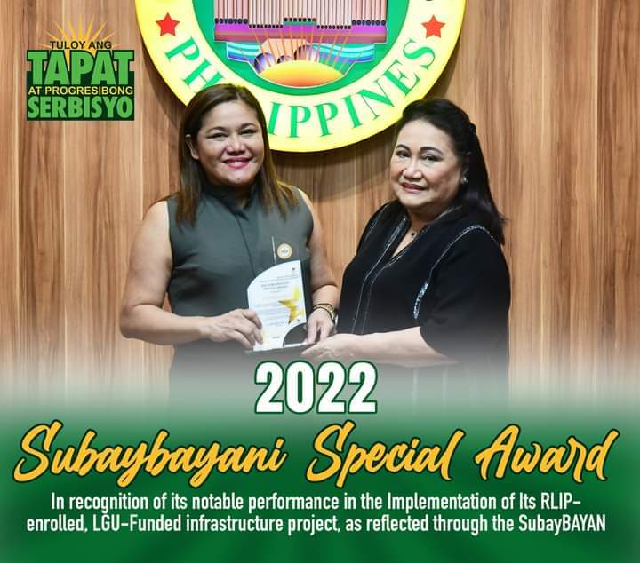 Las Piñas City nasungkit ang 2022 SubayBAYANI Special Award 