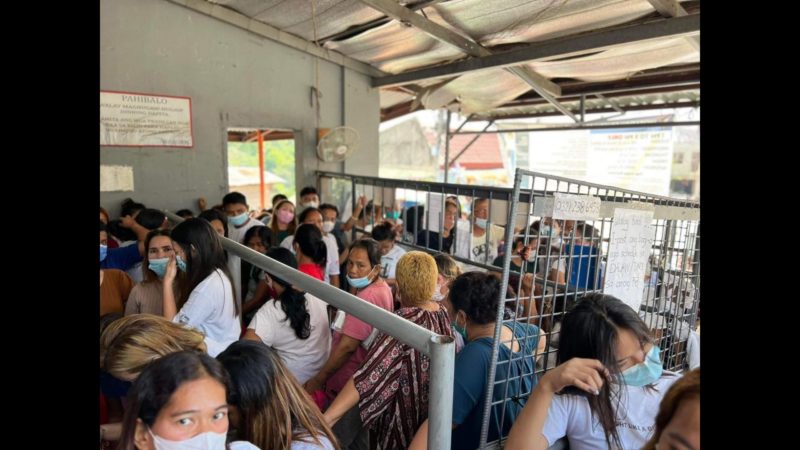 4,000 katao bumisita sa male dormitory ng Cebu City Jail noong Pasko at Bagong Taon