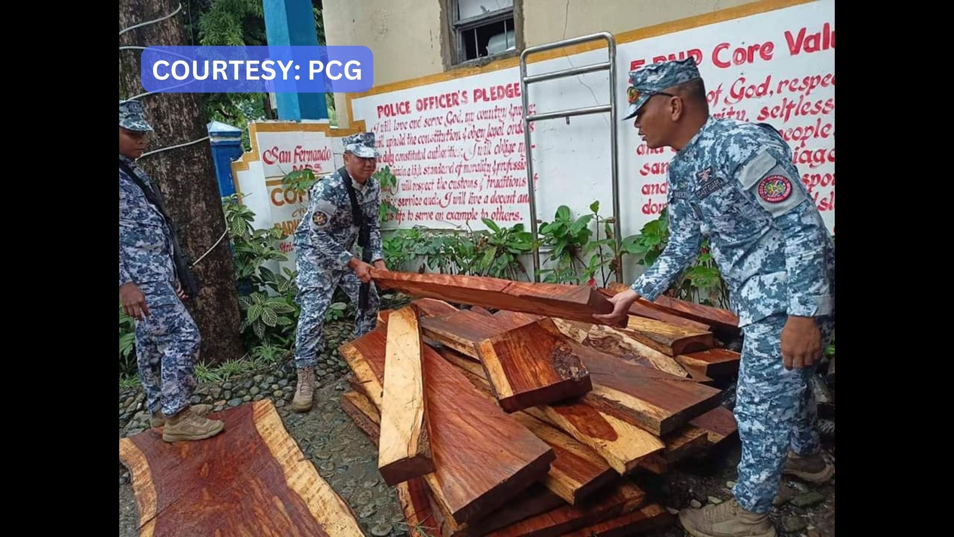 13 piraso ng undocumented lumber nakumpiska sa Romblon