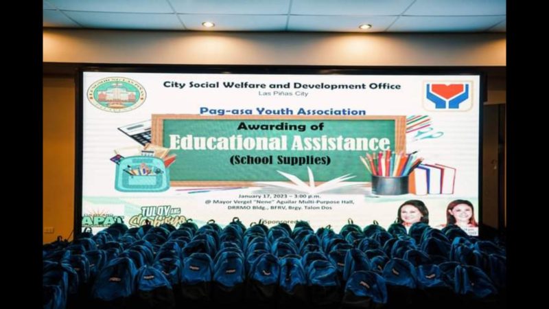 800 disadvantaged youth sa Las Piñas nabigyan ng educational assistance