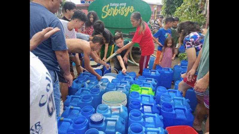 Mga apektado ng water interruption sa Las Piñas, patuloy na inaayudahan ng CENRO