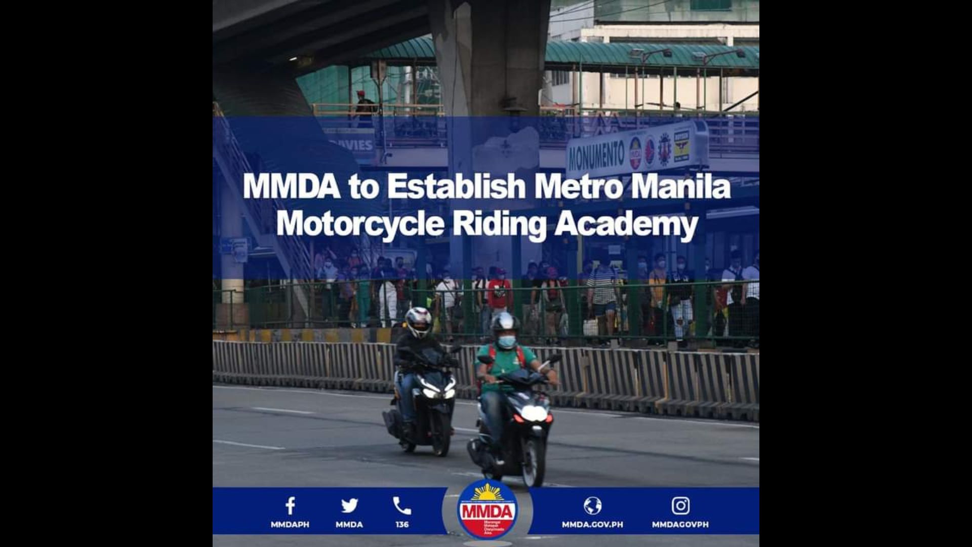 MMDA magtatayo ng Metro Manila Motorcycle Riding Academy