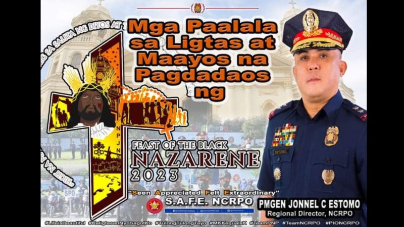 NCRPO naglabas ng paalala sa ligtas at maayos na pagdaraos ng Pista ng Itim na Nazareno