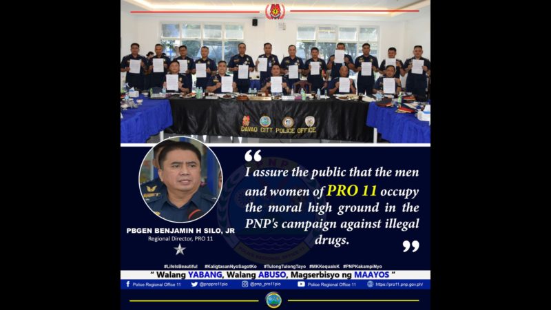3 PNP generals, 22 colonels sa Davao region nagbitiw sa puwesto
