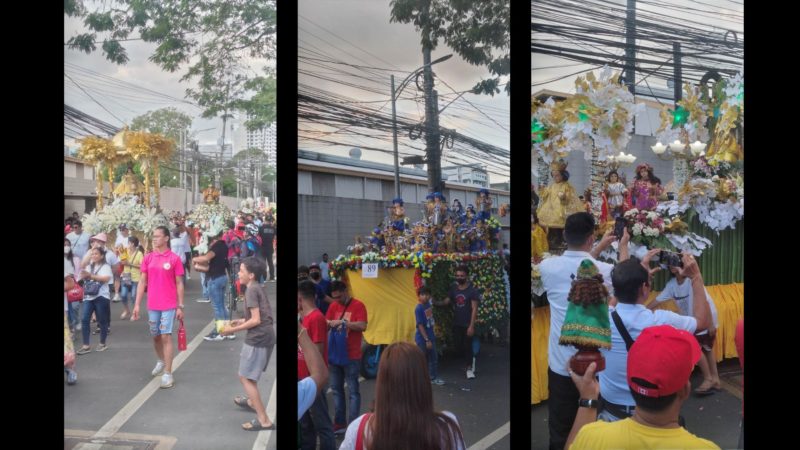 Mga deboto ng Viva Sto. Niño sa Pasay, dumagsa