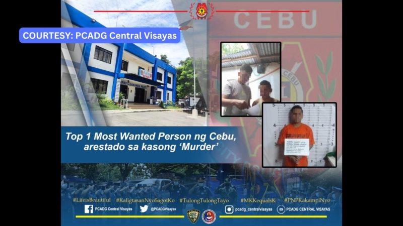 Top 1 Most Wanted Person ng Cebu, arestado sa kasong murder