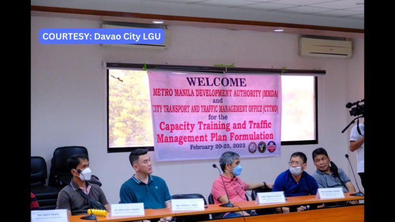 MMDA team ipinadala sa Davao City para magsagawa ng assessment sa traffic situation sa lungsod