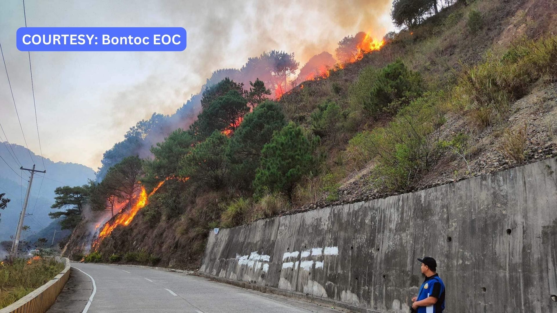 2 forest fire naitala sa Bontoc, Mt. Province