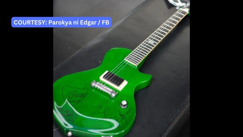 Bid para sa gitarang pirmado ng Eraserheads members umabot sa P1.3M