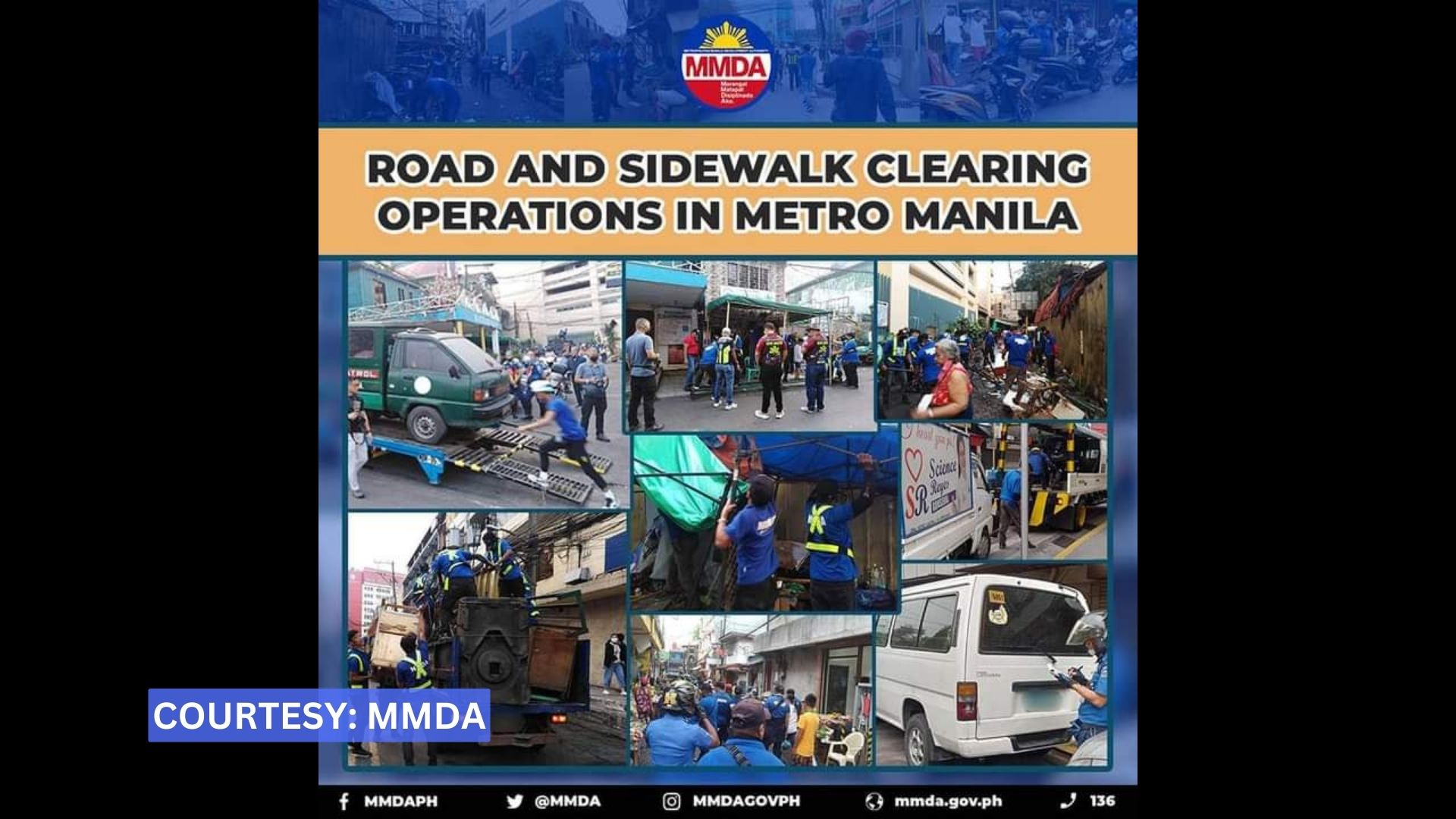 475 naisyuhan ng tiket sa clearing operations ng MMDA