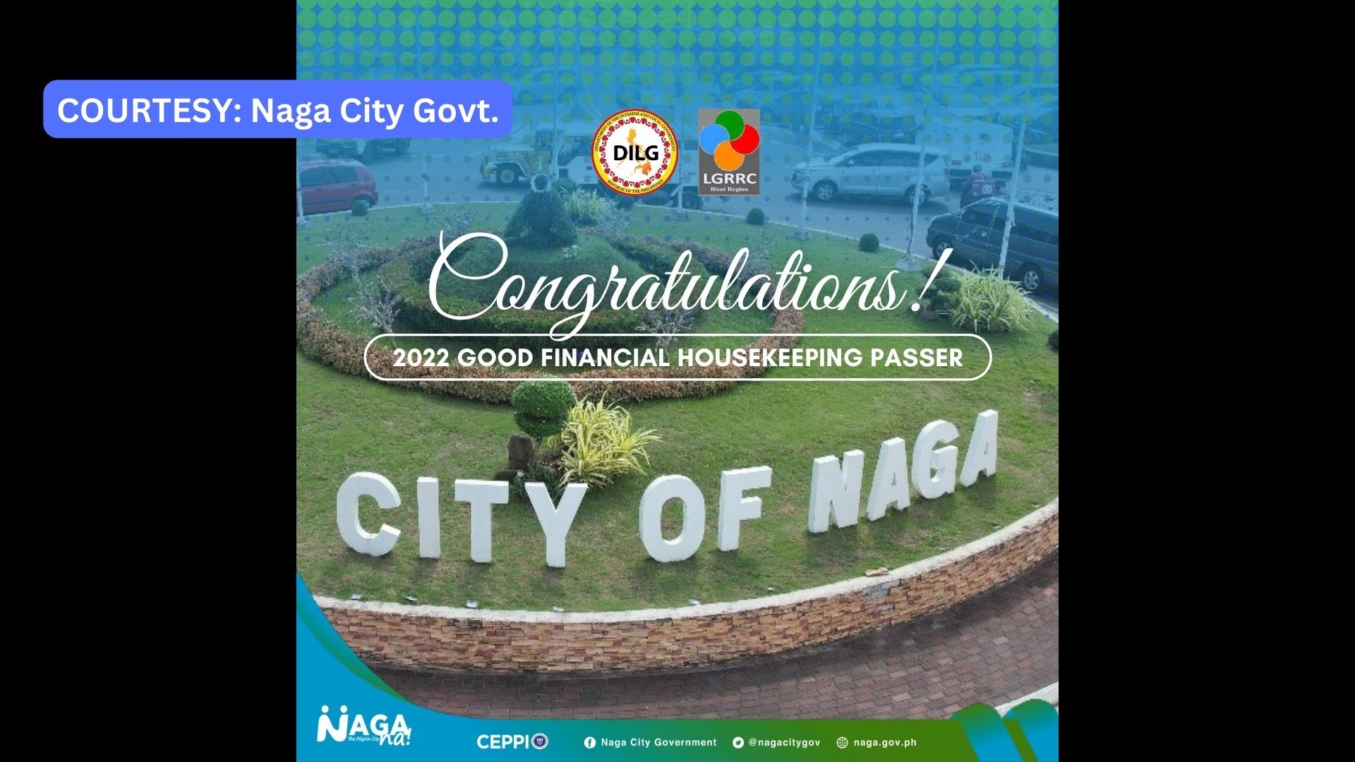 Naga City ginawaran ng Seal of Good Financial Housekeeping ng DILG
