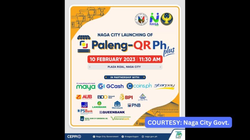 Paleng-QR Ph Plus ilulunsad sa Naga City