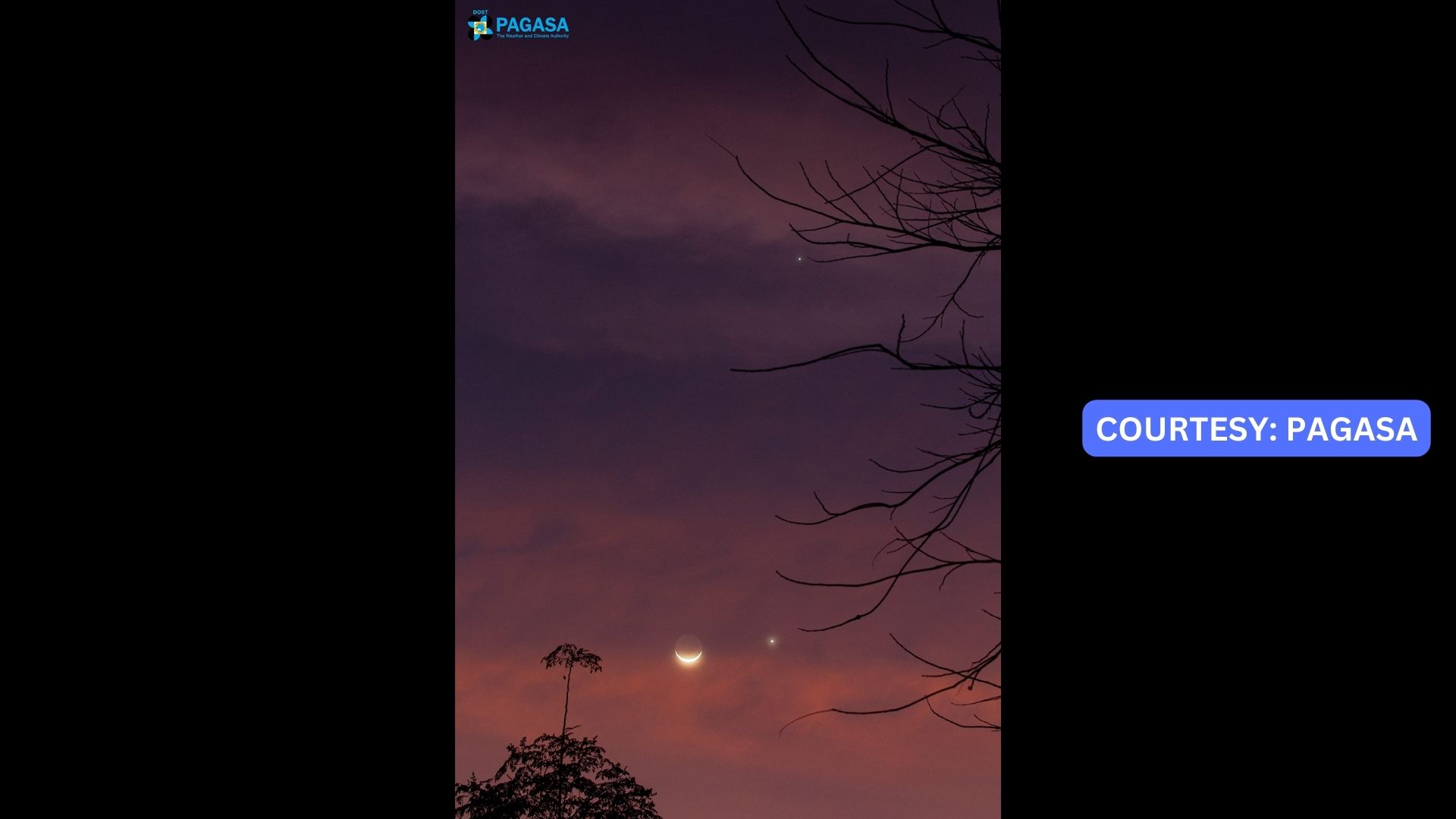 Waxing crescent moon, Jupiter at Venus nasaksihan; Astronomical Observatory ng PAGASA bukas sa publiko hanggang Feb. 24