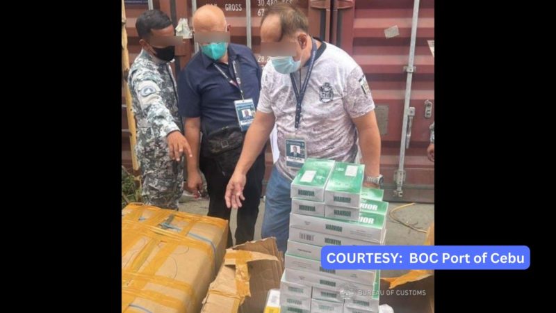 P1.028M na smuggled na sigarilyo nakumpiska sa Port of Cebu