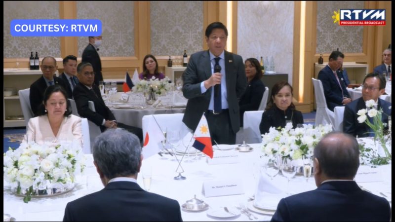 Pangulong Marcos inumpisahan na ang mga pagpupulong sa kaniyang working visit sa Japan