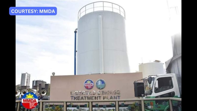 Libertad sewage treatment plant pinasinayaaan ng MMDA at DENR