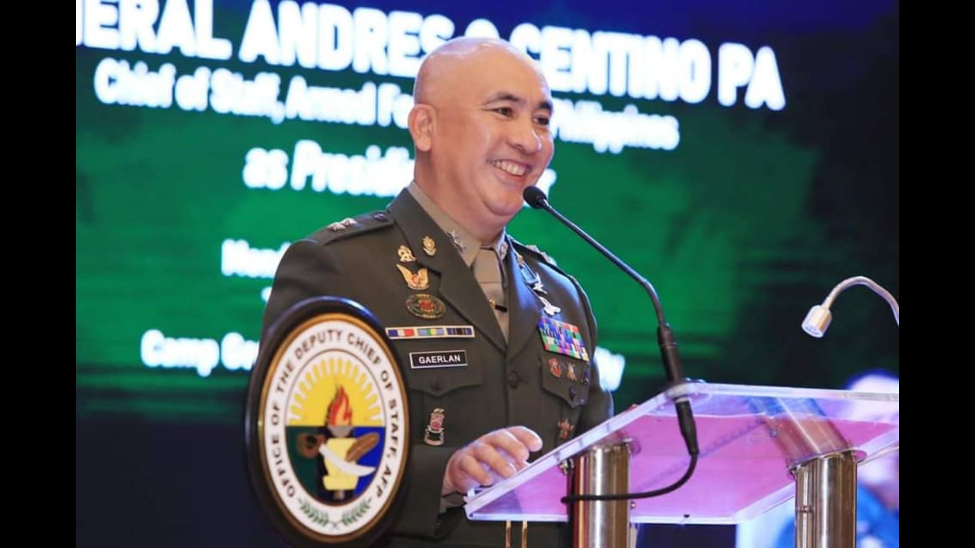 Maj. Gen. Charlton Gaerlan pormal ng nanungkulan bilang bagong Deputy Chief of Staff ng AFP