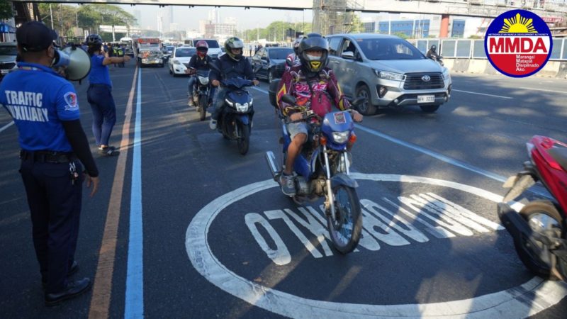 Dry run sa exclusive motorcycle lane sa Commonwealth Avenue sisimulan bukas (Mar. 9)