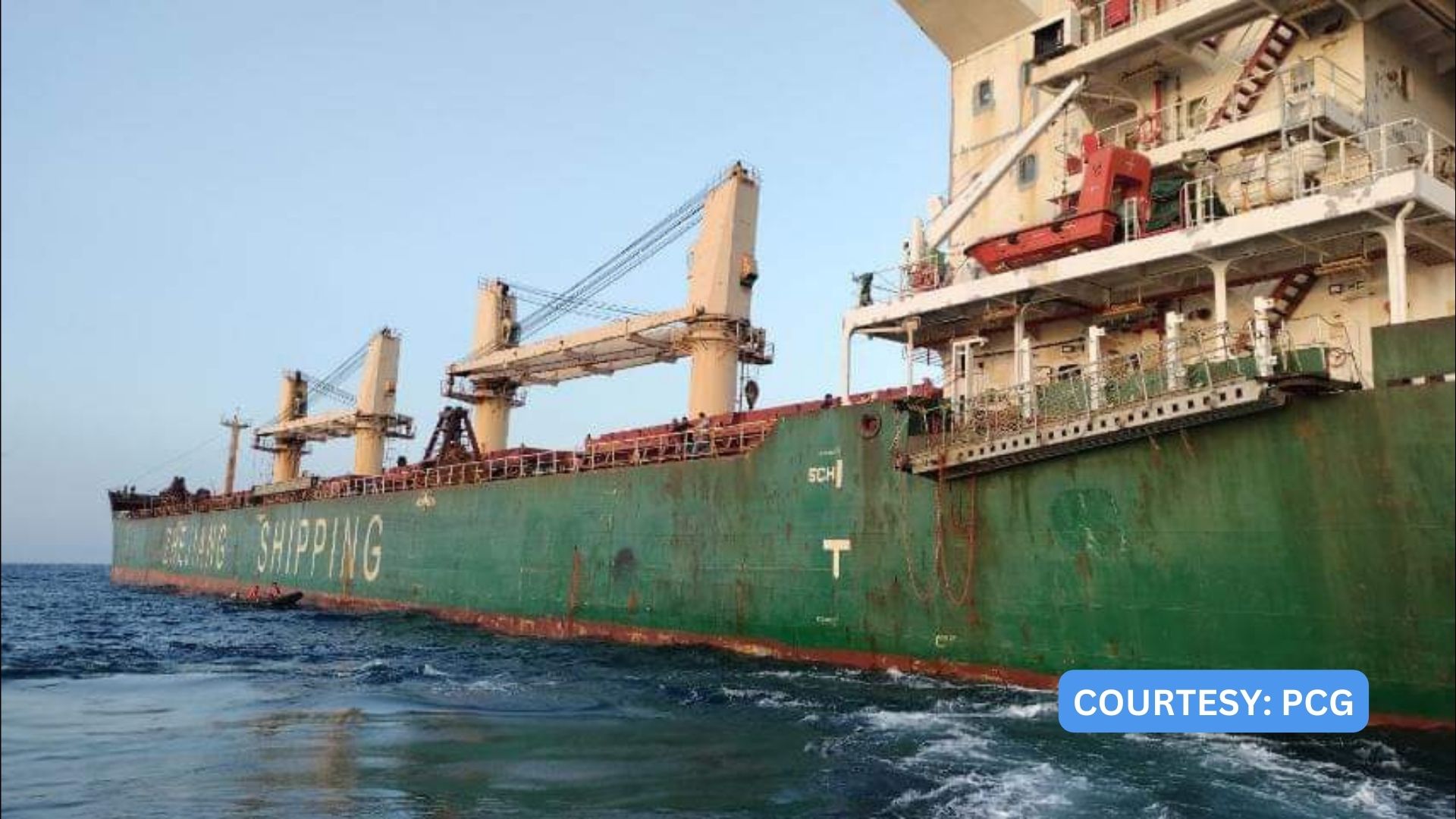 Salvage operations sa sumadsad na barko ng Chinese Bulk Carrier sa Eastern Samar sisimulan ngayong araw