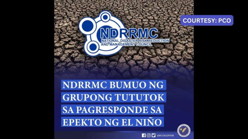 NDRRMC bumuo ng  El Niño Team