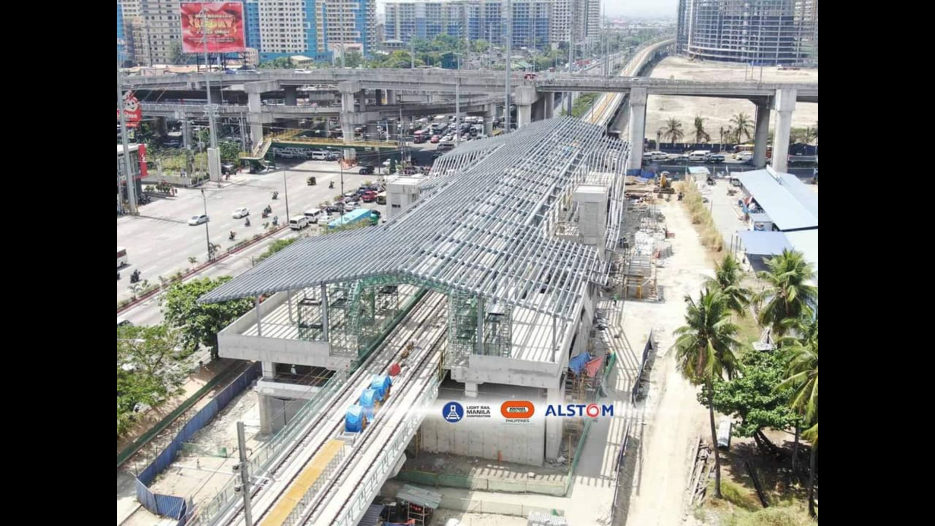 Phase 1 ng LRT-1 Cavite Extension Project, 83 percent ng kumpleto